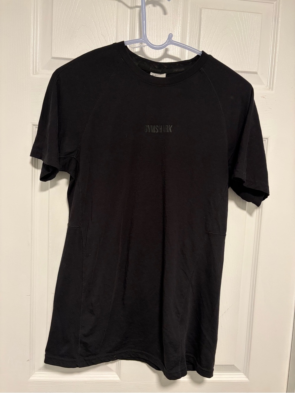 Gymshark Black Short Sleeve Crew T-Shirt with Subtle Logo